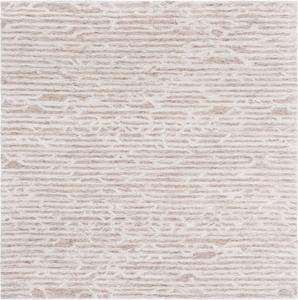 Ковер SAFAVIEH, 183 x 183 см, коллекции Ebony - Light Brown & Ivory, ручной работы из шерсти, идеально для гостиной, столовой, спальни (EBN927T)