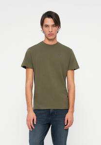 Футболка Tommy Jeans SLIM LINEAR CHEST TEE, Dark Greenery/Brown