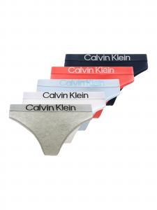 Calvin Klein Underwear Стринги в светло-голубом, крапчато-сером, дынном и белом цветах