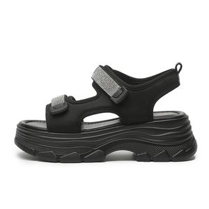 Сандалии с ремешком 6,5 см женские Rich birds, Black