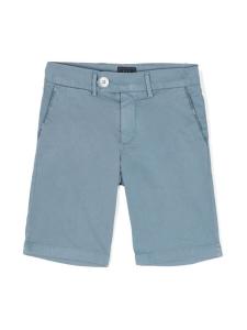 Шорты Fay Kids с отделкой логотипом, синий