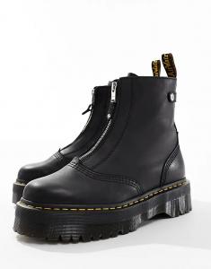 Ботинки Jetta zip в черном цвете Sendal Dr Martens