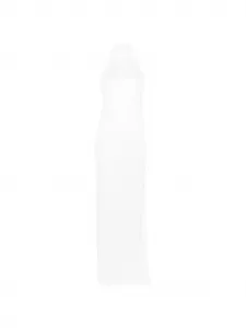 Макси-платье Cleo на шее-хальтер The Andamane, белый