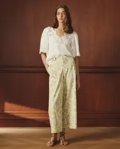 Женская однотонная блузка с коротким рукавом Lloyd's, белый