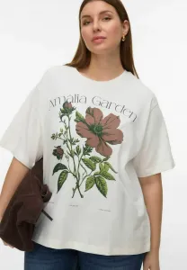 Футболка с принтом vmsay Vero Moda Curve, Snow White