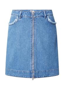 Юбка MADS NORGAARD COPENHAGEN Riva, синий деним