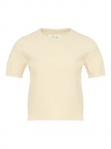 Футболка тонкой вязки MAISON MARGIELA, желтый