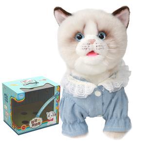 Lick Meow, плюшевые реалистичные кошки плюшевые куклы высота 33cm CU MATE C