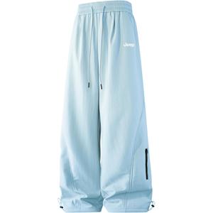 Повседневные брюки Unisex тонкие прямого кроя Jeep, светло-синий (ice silk)