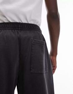 Черные джоггеры прямого кроя Topman