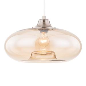 Подвесной светильник Loistaa Lawrence II, защитное стекло / железо - 1 лампа - шампанское