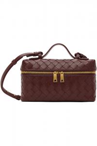 Бум-бум сумка Bottega Veneta, цвет barolo