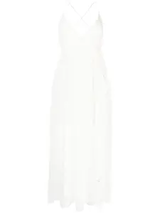 Платье-комбинация Lexi с вышивкой ZIMMERMANN, белый