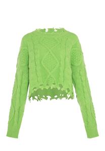 Свитер myMo Strick, цвет LIMETTE