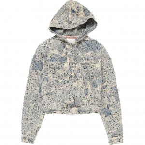 Джинсовая куртка с капюшоном и эффектом потертости Acne Studios, синий