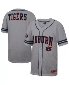 Мужская серая бейсбольная джерси Auburn Tigers Free Spirited Colosseum
