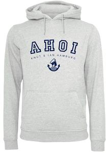 Пуловер F4NT4STIC Hoodie Ahoi Knut & Jan Hamburg, цвет grau meliert