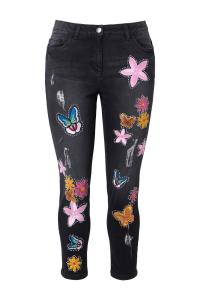 Облегающие джинсы Angel of Style, черный