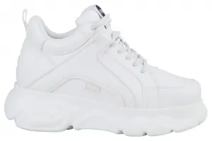 Кроссовки на платформе Buffalo "CORIN", туфли на шнуровке, повседневная обувь, уродливые кроссовки с типичной подошвой на платформе, белый