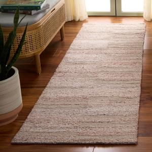 Ковер SAFAVIEH, 69 x 244 см, Pine Collection - ковер-дорожка, beige и light rust, handmade, идеально для гостиной, коридора, прихожей, входа, спальни (PNE120B)