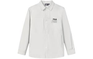 Футболка мужская белая песчано-серая FILA