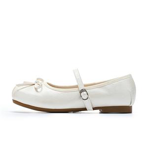 KEKAFU Блок каблук Мэри Джейн туфли женские бежевые, цвет Beige