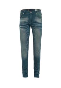 Джинсы с пятью карманами прямого кроя CIPO & BAXX, синий