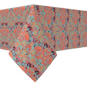 Прямоугольная скатерть, 100 % хлопок, 52x104 дюйма, цветочный 60