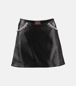 Украшенная мини-юбка Miss Sohee, черный