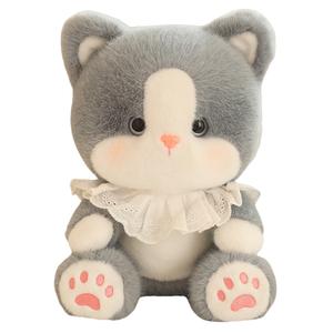 Плюшевая кукла Cat Treasure Dolls высотой 30 см MLING, серый