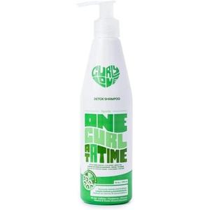 Curly Love Detox Глубоко очищающий шампунь 290 мл для вьющихся волос типа 2b–3b Halka Industrial