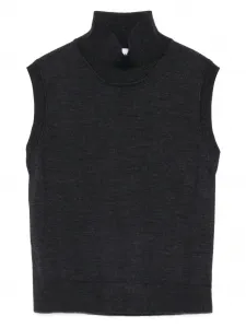 Топ с высоким воротником ALPHA STUDIO, серый