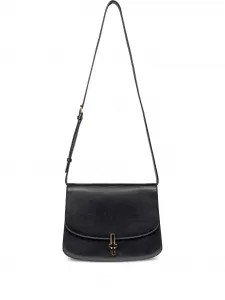 Мини-сумка Torba с поворотным замком The Row, черный