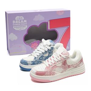 Износостойкие легкие низкие кроссовки для скейтбординга, увеличивающие рост, унисекс 7 SEVFUN, Mismatched