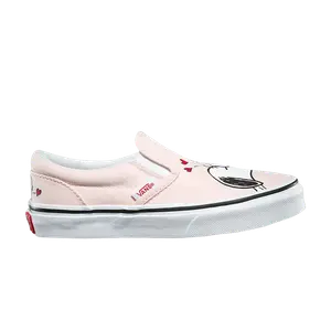 Детские слипоны Peanuts x Classic Vans, желто-коричневый