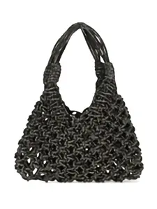 Сумка на плечо, украшенная кристаллами Hibourama, серый