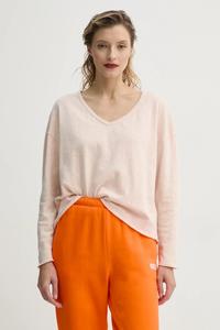 Хлопковая водолазка American Vintage, бежевый