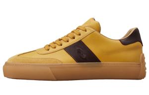 Низкие стильные скейтерские кроссовки мужские желтые TOD'S