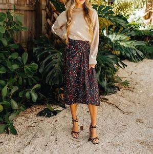 Юбка миди с принтом Phoebe Nuit ba&sh