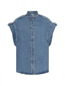 Жилет с эполетами Iro, синий