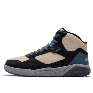 361° Зимние противоскользящие и износостойкие теплые высокие повседневные кроссовки для мужчин, черно-коричневые