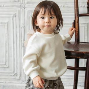 Вязаный топ с блестящей лентой сзади