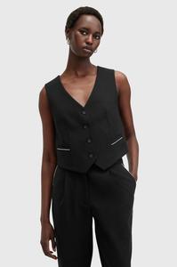 Жилет с добавлением шерсти ATLAS KRYS WAISTCOAT AllSaints, черный