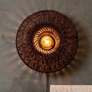 Настенный светильник GOOD&MOJO Arizona, бамбук - 1-пламенный - темно-коричневый