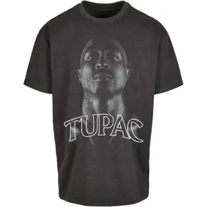 Футболка с коротким рукавом Mister Tee Tupac Up Oversize, серый