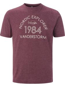 Рубашка Jan Vanderstorm Kerlovan, темно-красный