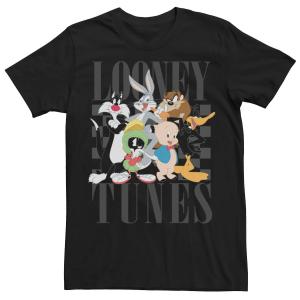 Мужская футболка Looney Tunes Groupshot Lineup Licensed Character