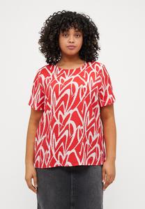 Блуза CAROLIVERA BLOUSE ONLY Carmakoma, красный