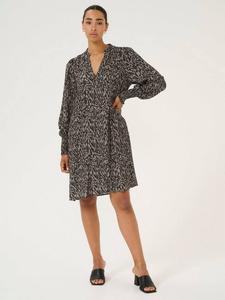 Абстрактное платье матильды KAFFE, цвет Black/Elephant
