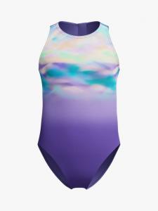 Детский купальник Hydrasuit с принтом Speedo, Purple Mist